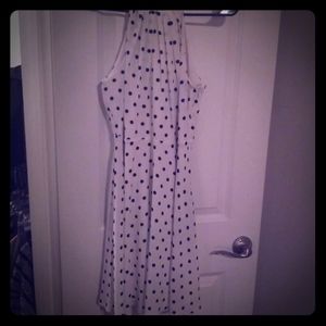 Black and white Polkadot dress